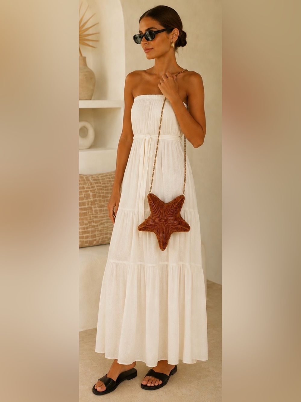 Viral Tommy Bahama Starfish Rattan Crossbody Bag - Boho Beachy Summer Purse